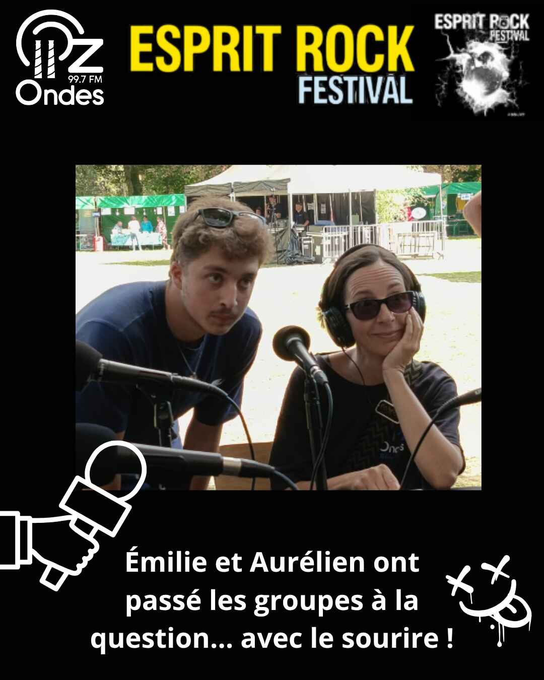Émilie et Aurélien en interview au festival Esprit Rock